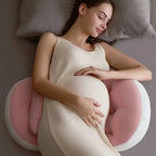 Coussin de grossesse en U, housse lavable, rose, bleu ou vert, rose