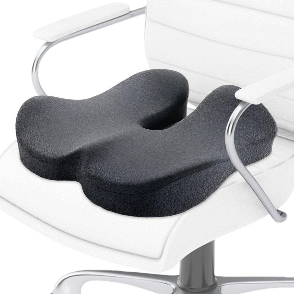 Coussin d'assise ergonomique à découpe centrale, mousse haute densité