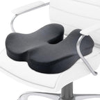 Coussin d'assise ergonomique à découpe centrale, mousse haute densité