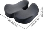 Coussin d'assise ergonomique à découpe centrale, mousse haute densité
