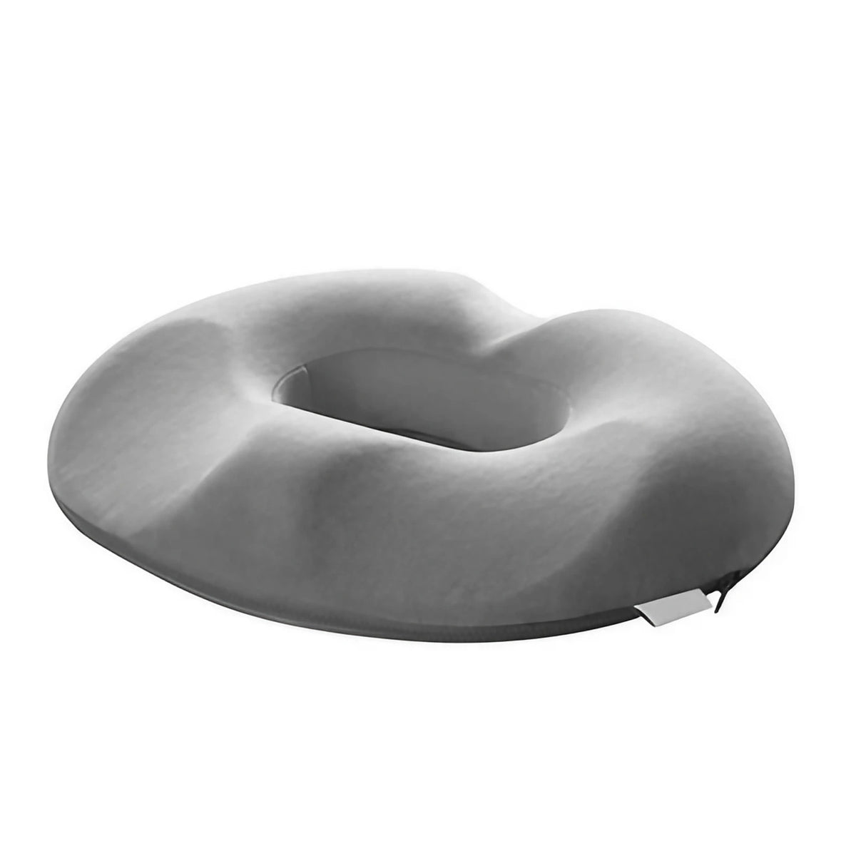 Coussin d'assise orthopédique en mousse à mémoire de forme, gris