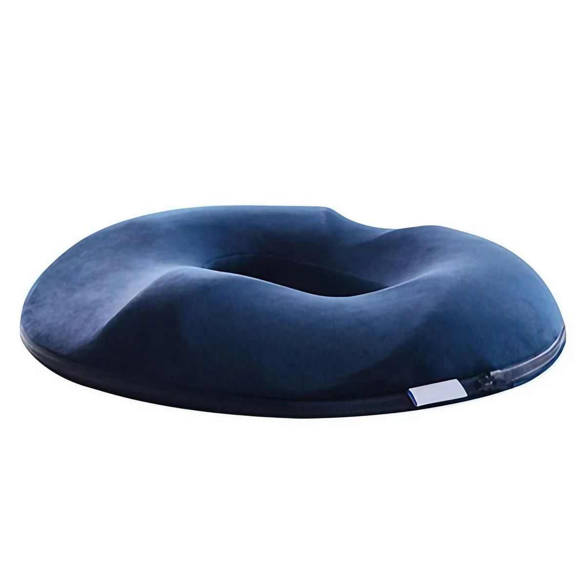 Coussin d'assise orthopédique en mousse à mémoire de forme, bleu