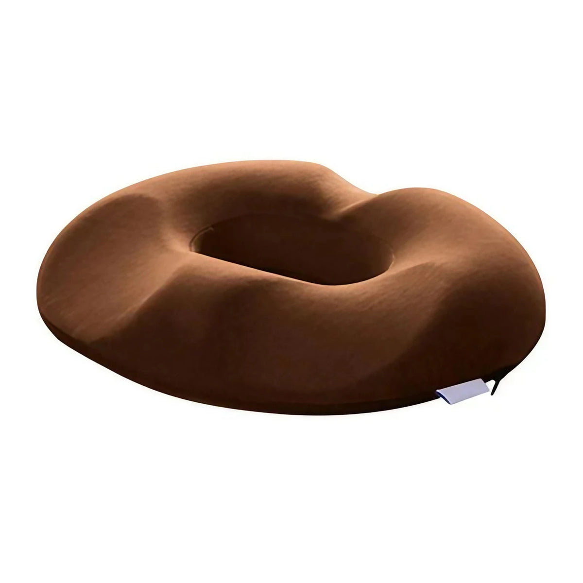 Coussin d'assise orthopédique en mousse à mémoire de forme, marron