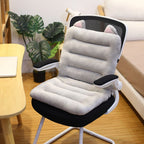 Coussin orthopédique d'assise en mousse à mémoire de forme, gris