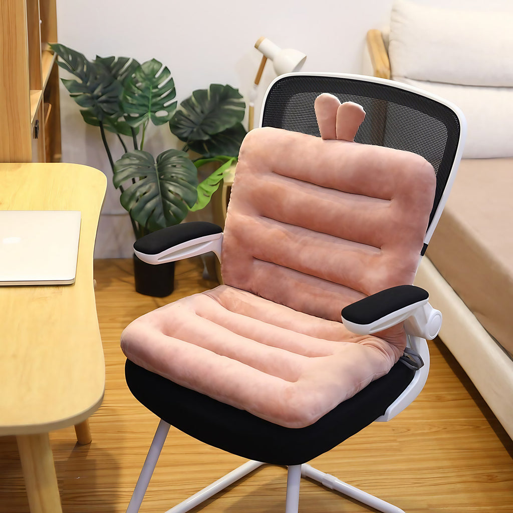 Coussin orthopédique d'assise en mousse à mémoire de forme, rose