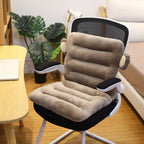 Coussin orthopédique d'assise en mousse à mémoire de forme, marron