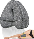 Coussin ergonomique en mousse à mémoire de forme, housse lavable, gris