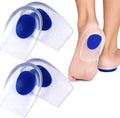 Talonnettes en gel de silicone, lot de 3 paires, deux tailles