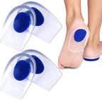 Talonnettes en gel de silicone, lot de 3 paires, deux tailles