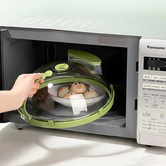 Cloche pour micro-ondes anti-éclaboussures, trous d'aération