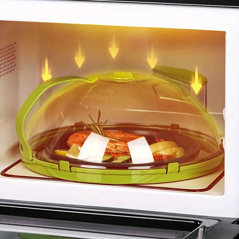 Cloche pour micro-ondes anti-éclaboussures, trous d'aération