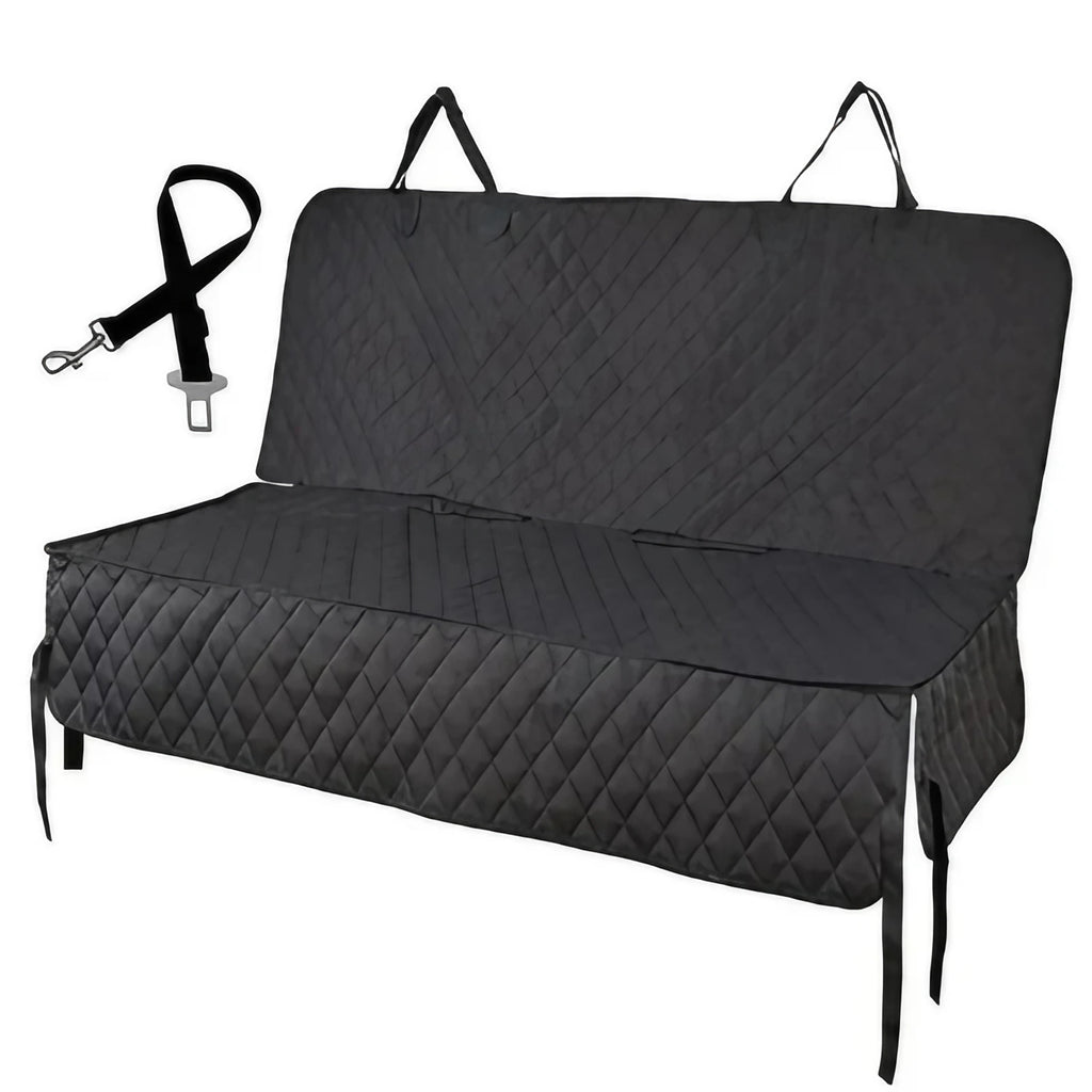 Housse de siège voiture pour chien, imperméable et antidérapante, noir