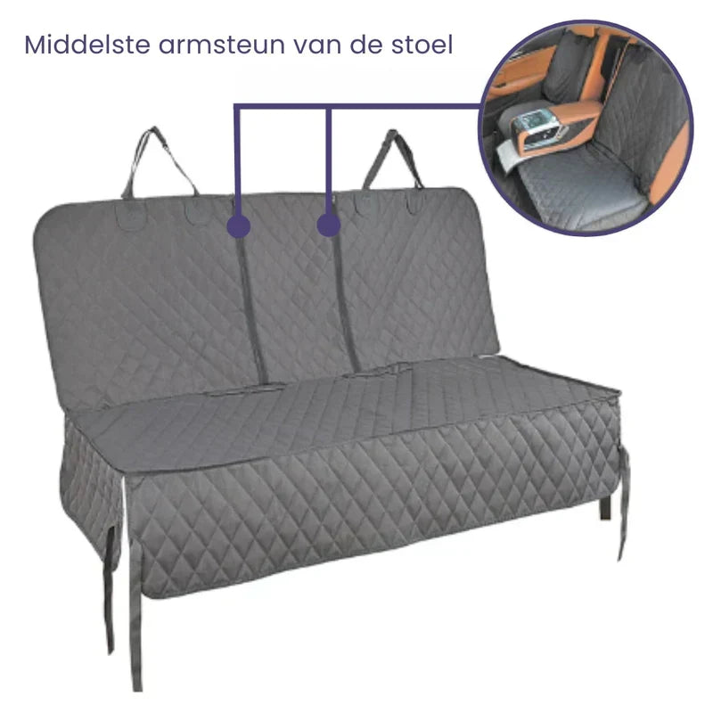 Housse de siège voiture pour chien, imperméable et antidérapante