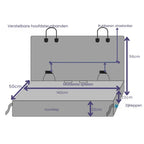 Housse de siège voiture pour chien, imperméable et antidérapante