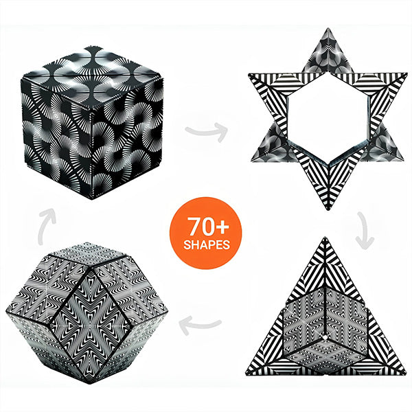 Cube casse-tête rotatif, jeu de réflexion en quatre thèmes