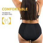 Culottes anti-fuites taille haute lavables, lot de cinq