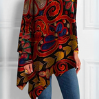 Débardeur femme rouge à motif vintage, du S au 5XL