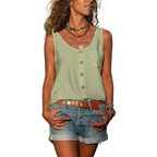 Débardeur femme chic, sept coloris, du S au 3XL, vert