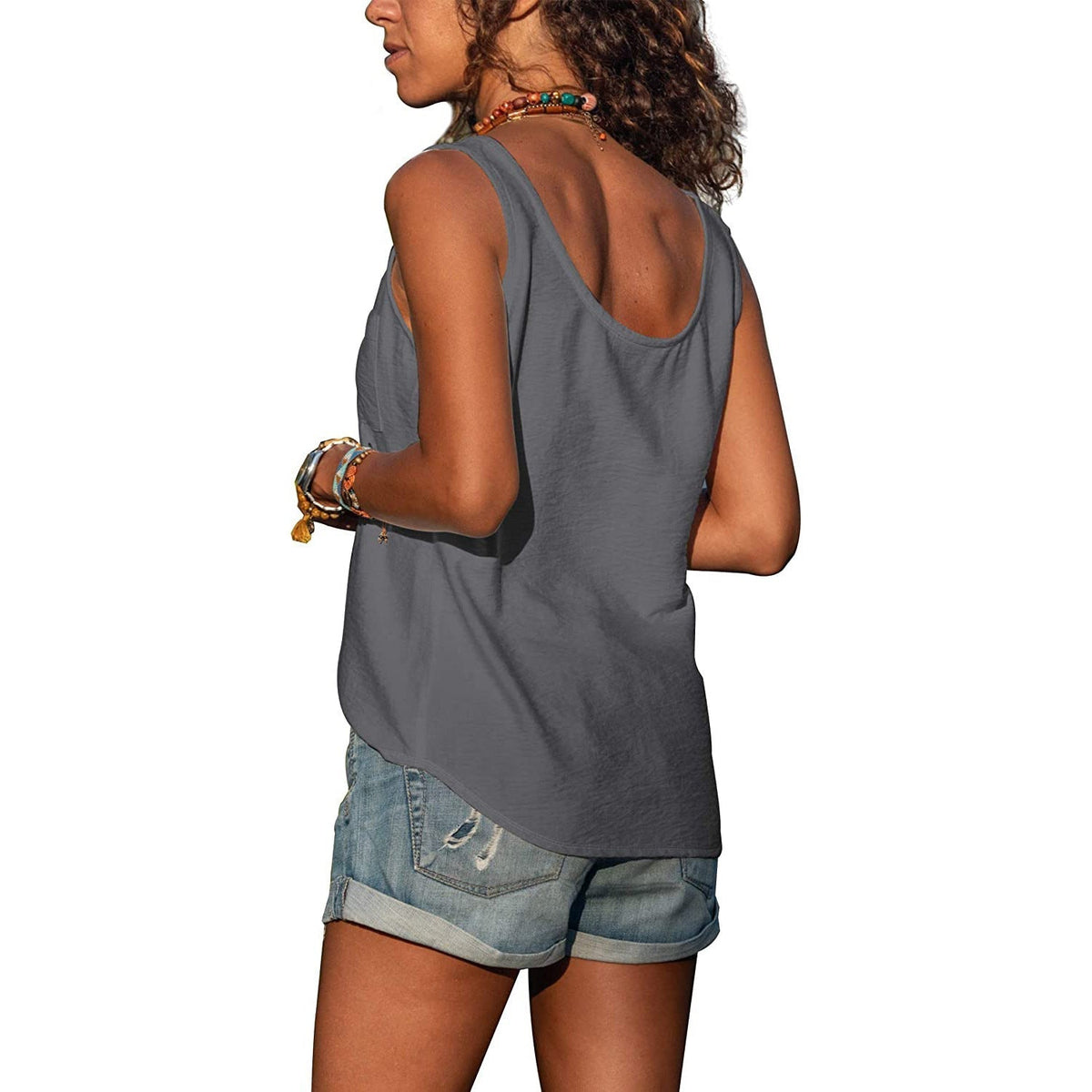 Débardeur femme chic, sept coloris, du S au 3XL
