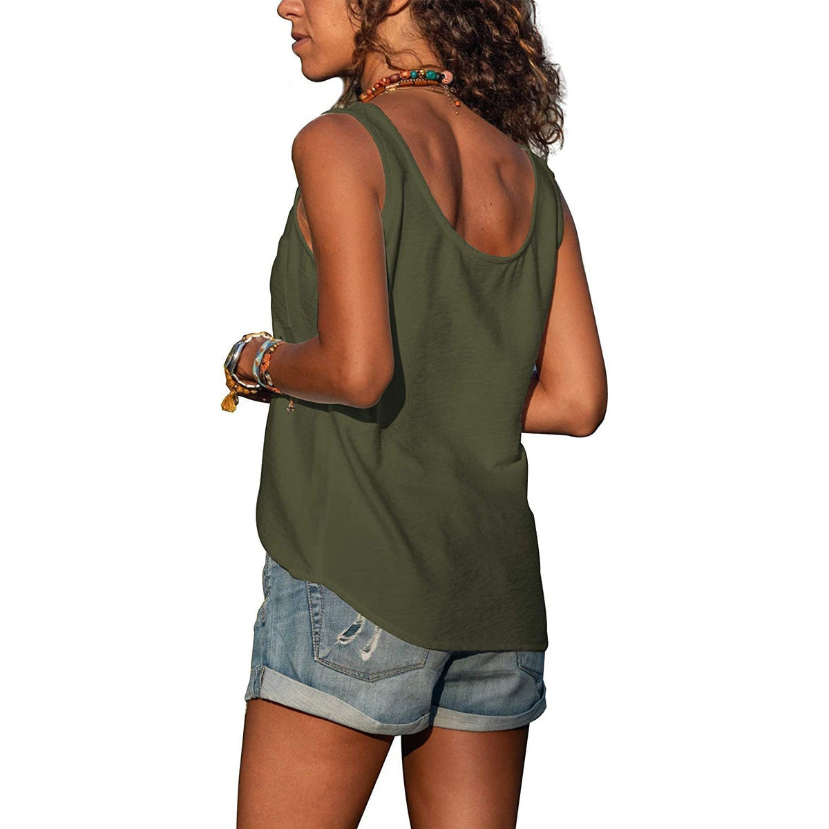 Débardeur femme chic, sept coloris, du S au 3XL