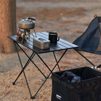 Table pliante de camping en aluminium, trois tailles