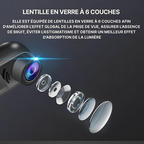 Dashcam voiture avec GPS, aide à la conduite et commande vocale