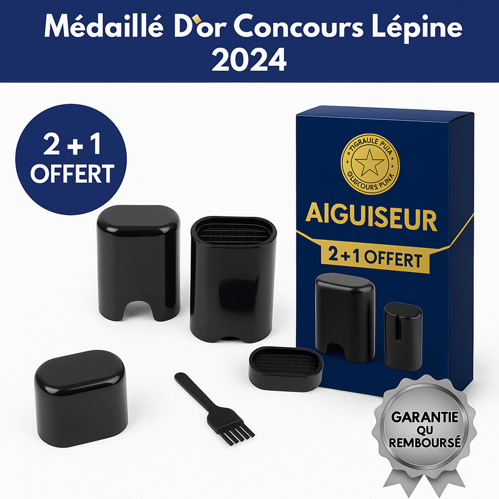 Coupe-légumes multifonction blanc, protège-doigts, facile à rincer