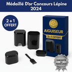 Coupe-légumes multifonction blanc, protège-doigts, facile à rincer
