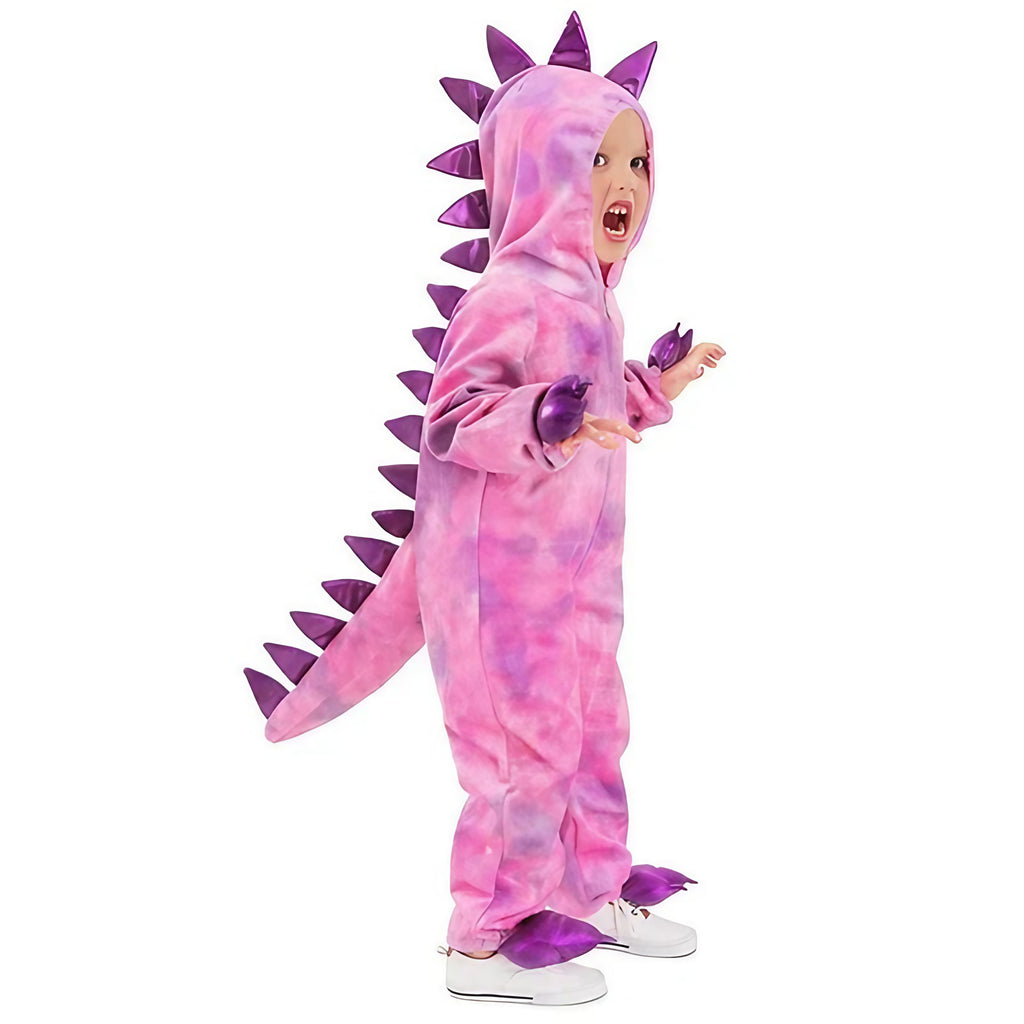 Déguisement dinosaure enfant, onze coloris, du S au XL, rose