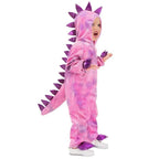 Déguisement dinosaure enfant, onze coloris, du S au XL, rose