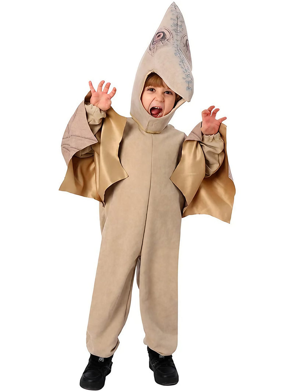 Déguisement dinosaure enfant, onze coloris, du S au XL, beige