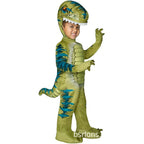 Déguisement dinosaure enfant, onze coloris, du S au XL, vert clair
