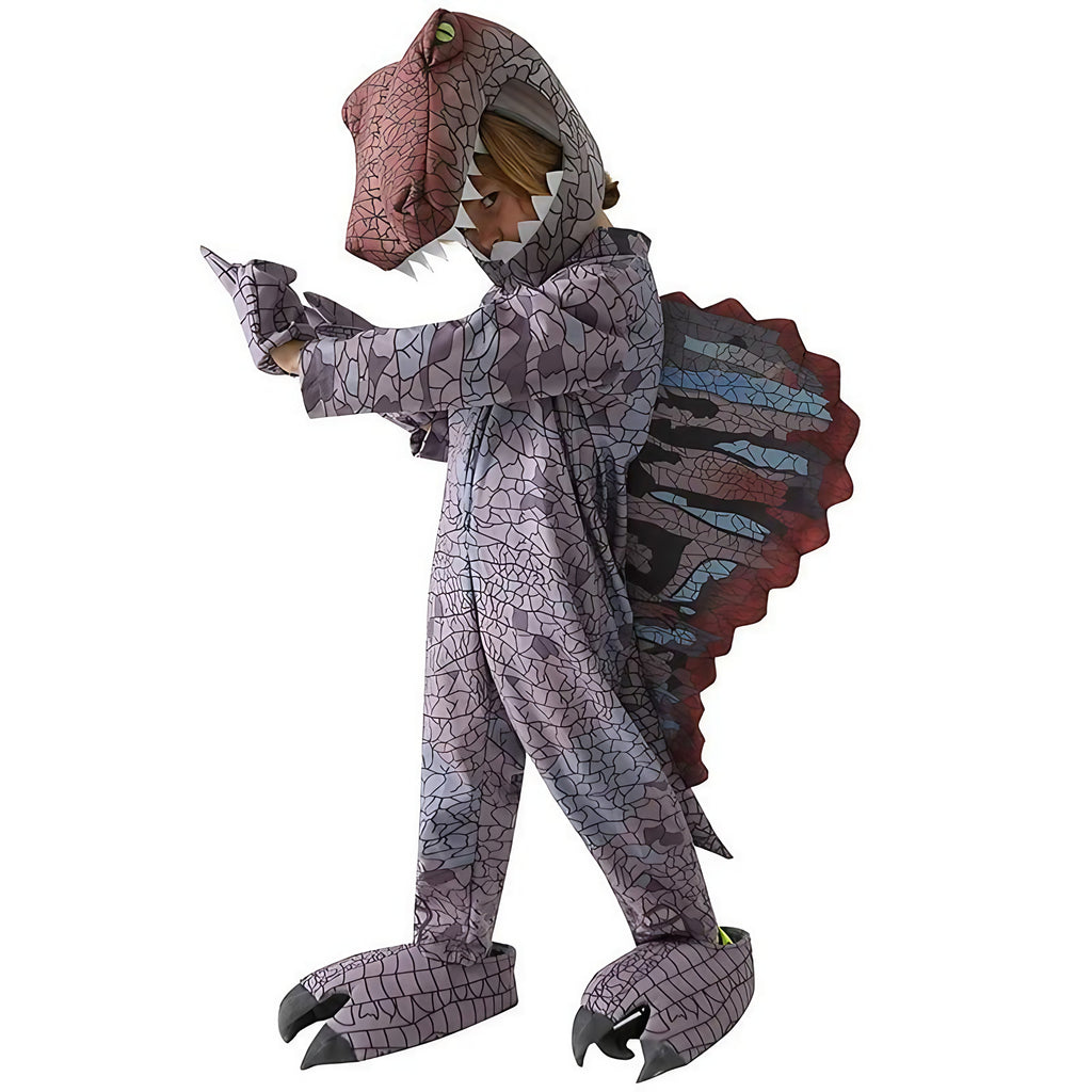 Déguisement dinosaure enfant, onze coloris, du S au XL, bleu