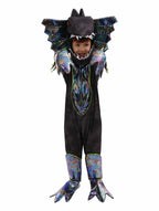 Déguisement dinosaure enfant, onze coloris, du S au XL, noir