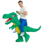 Déguisement de dinosaure gonflable adulte, dix modèles, vert b