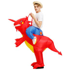 Déguisement de dinosaure gonflable adulte, dix modèles, rouge a