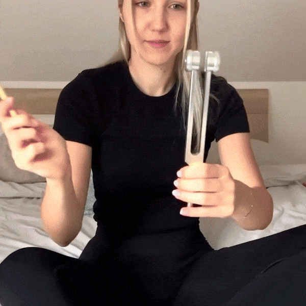 Diapason en métal 128 Hz pour méditation et relaxation sonore