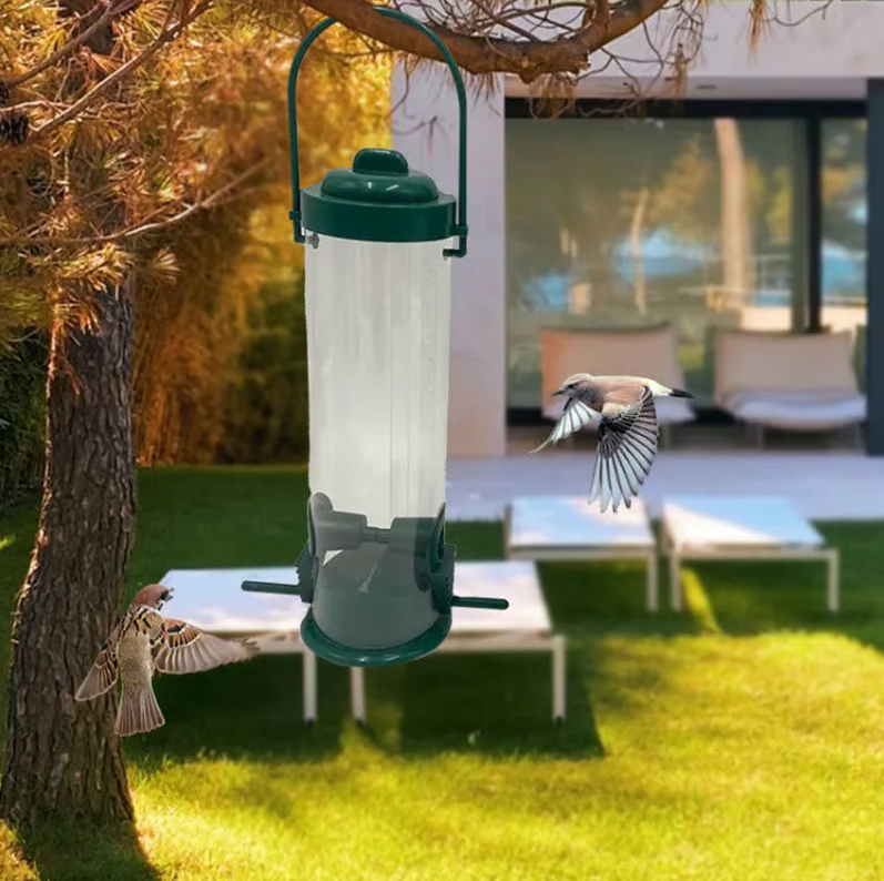Mangeoire à graines pour oiseaux, anti-écureuil, sans rouille