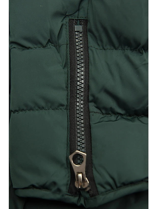 Doudoune femme légère et chaude, noir ou vert, du S au 2XL
