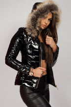 Doudoune femme noire pour l'hiver, du S au 3XL
