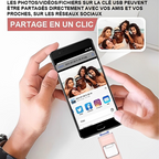 Clé USB 4 en 1 pour smartphone, tablette et ordinateur, 32 à 128 Go