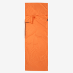 Drap de sac de couchage léger 70 x 210 cm, pour le bivouac, orange fluo