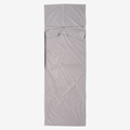 Drap de sac de couchage léger 70 x 210 cm, pour le bivouac, gris clair