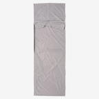Drap de sac de couchage léger 70 x 210 cm, pour le bivouac, gris clair