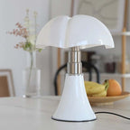 Lampe à poser LED à hauteur réglable, acrylique et acier