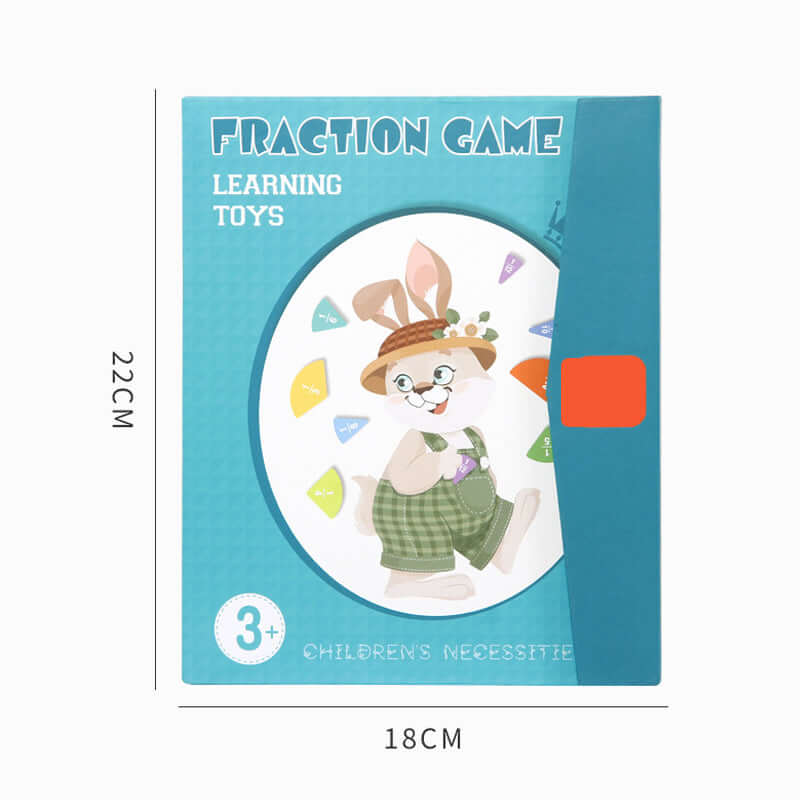 Disque de fractions magnétique, outil pédagogique de calcul