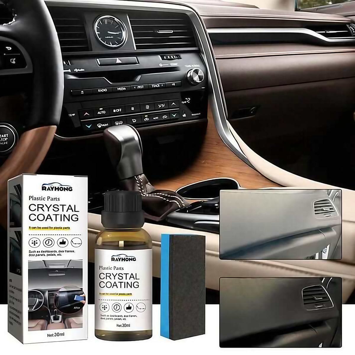 Nettoyant carrosserie sans eau pour taches et rayures légères