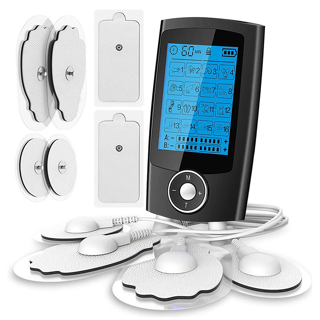 Électrostimulateur musculaire 16 programmes, 20 niveaux, noir