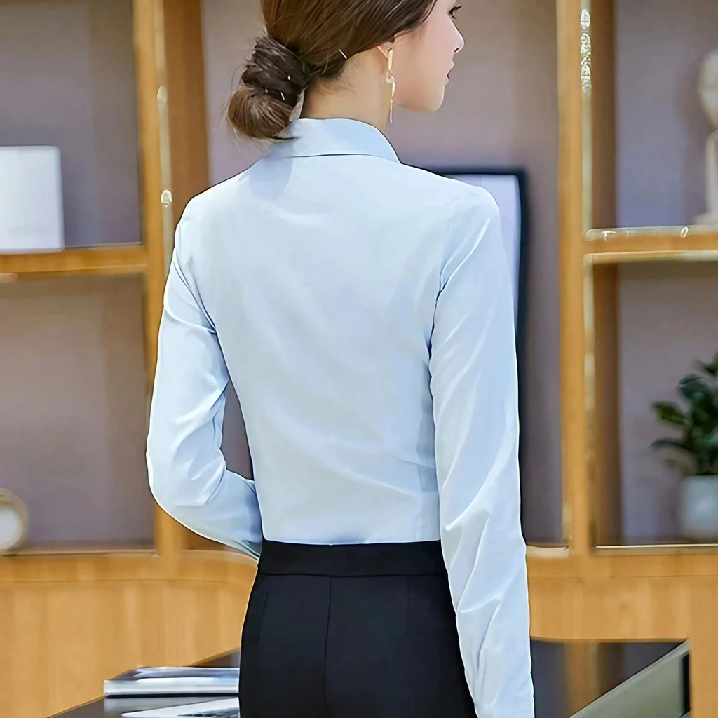 Chemise femme habillée, quatre coloris, du S au 3XL