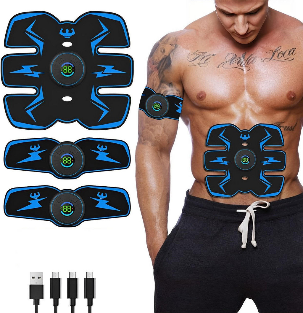 Électrostimulateur musculaire portable, 10 niveaux et 6 modes